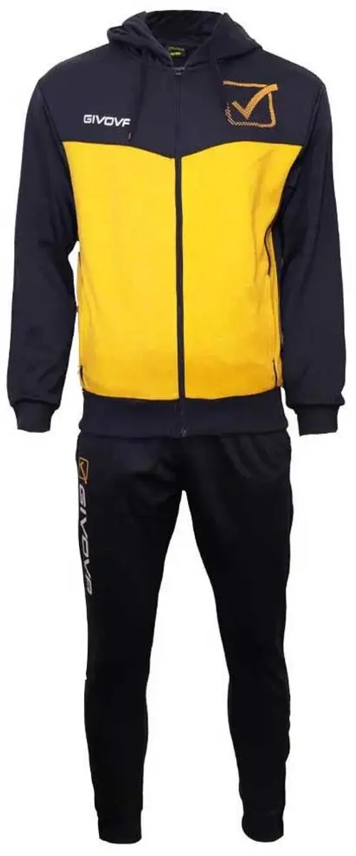 Givova Visa Melange Trainingspak Geel 2XL