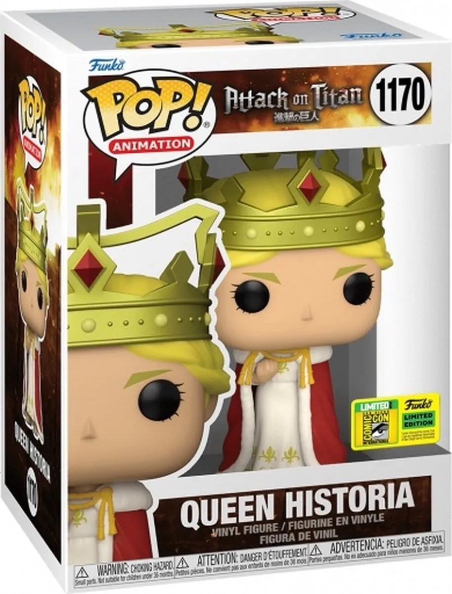 Funko Pop! Animation Attack on Titan Queen Historia 60319 - Veelkleurig