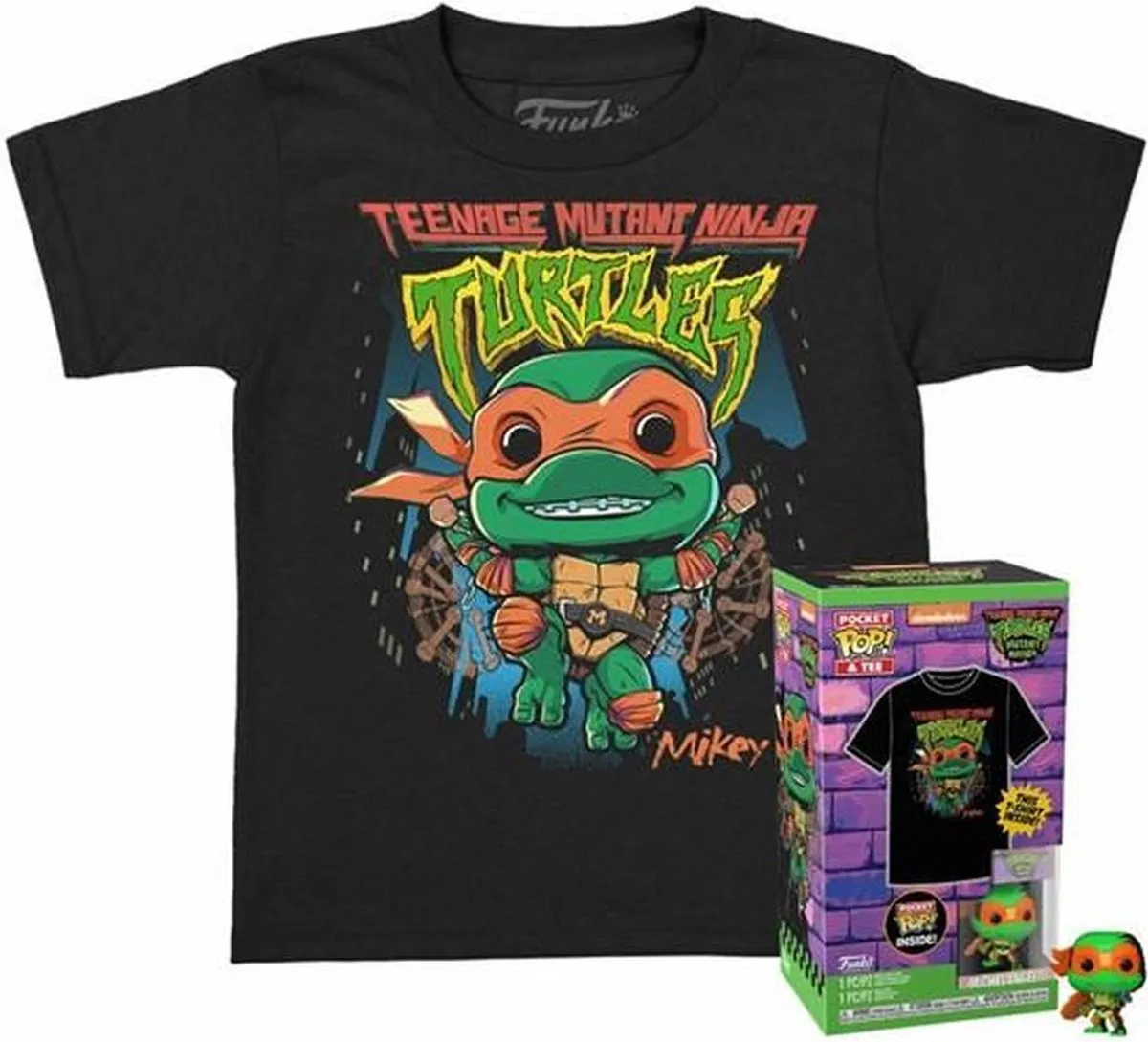 Funko Teenage Mutant Ninja Turtles Michelangelo Pocket Pop! & Tee