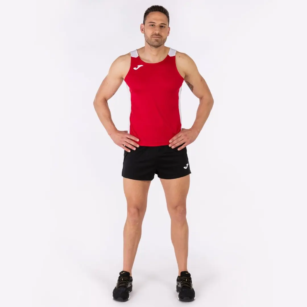 Joma Record Ii Mouwloos T-shirt Rood M Man