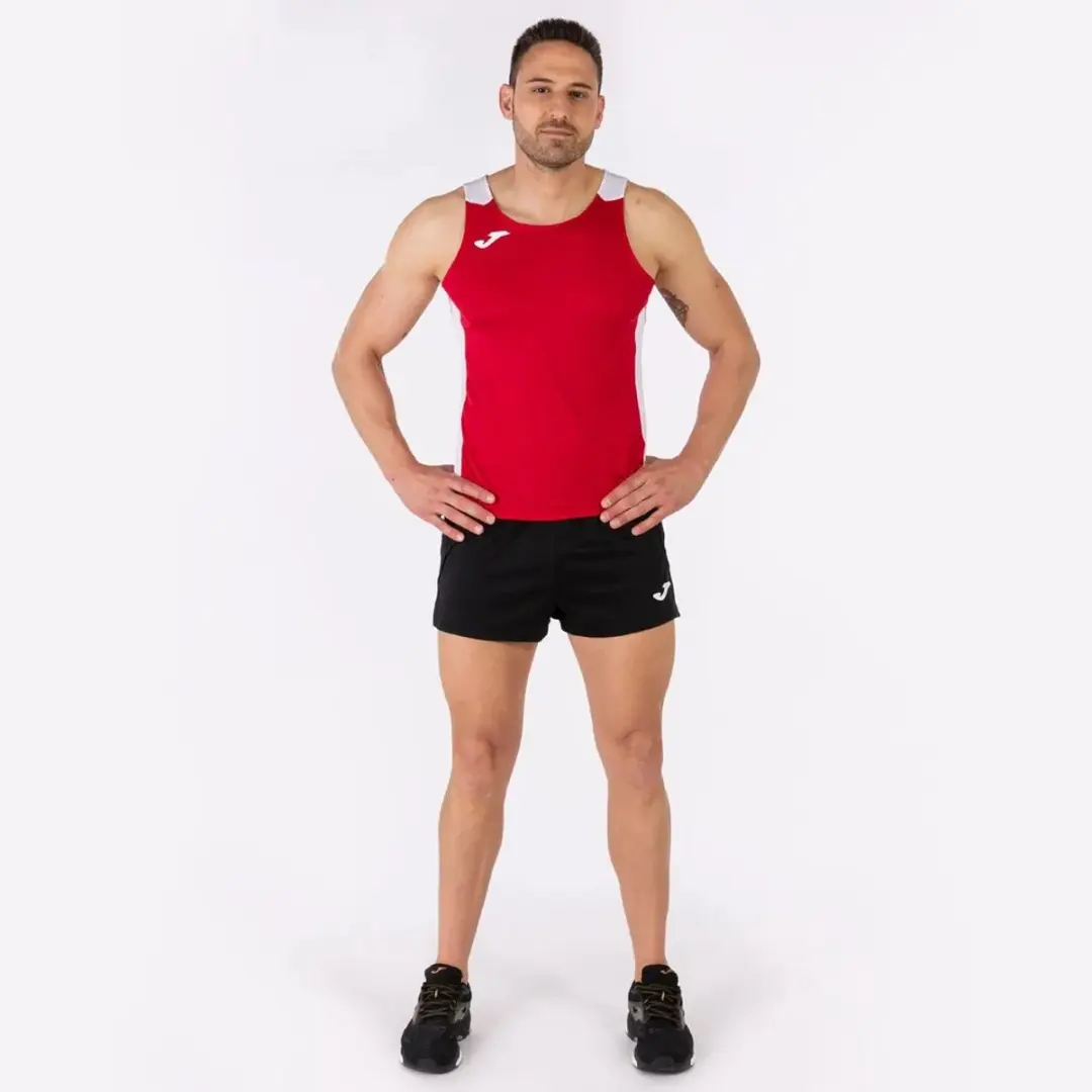 Joma Record II Mouwloos T-shirt M - Rood