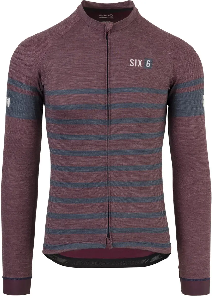 AGU Merino Fietsshirt Lange Mouwen SIX6 Heren