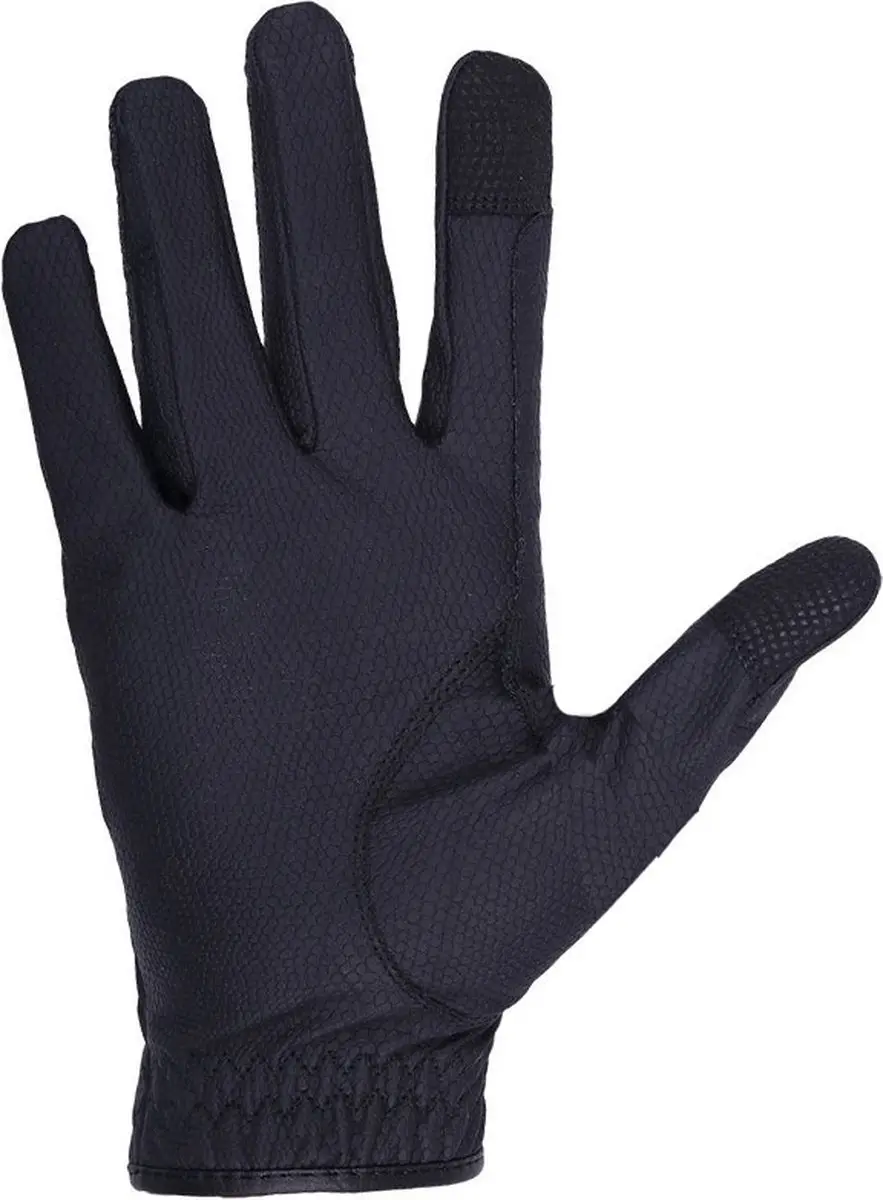 QHP Glitz Rijhandschoenen - S - Zwart