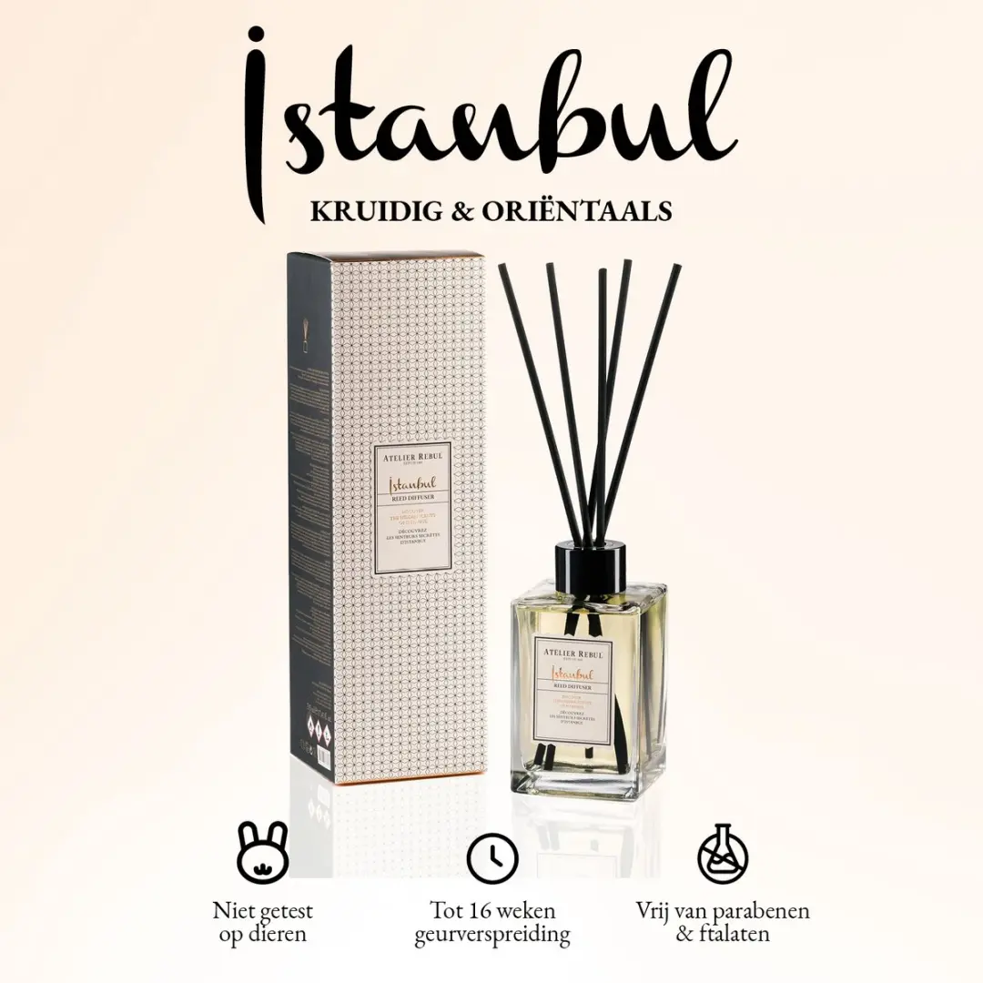 Atelier Rebul Istanbul Geurstokjes 515ml - Houtig & Kruidig