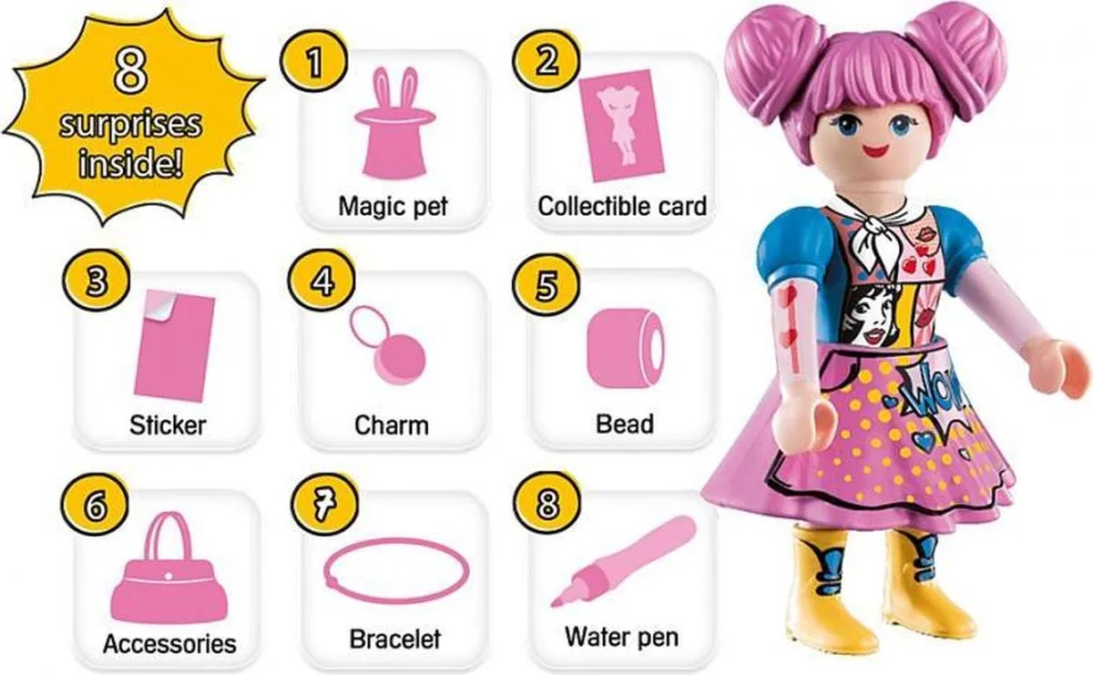 Playmobil EverDreamerz Rosalee Comic World 70472 - 30-delig - Multicolor