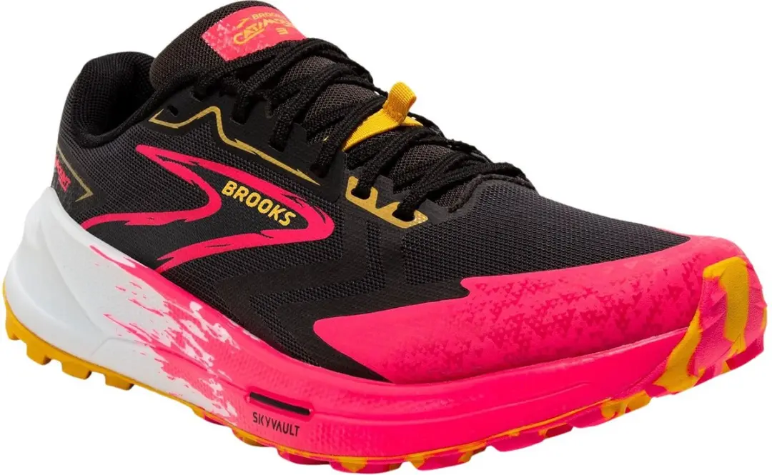 Brooks Catamount 3 Trailrunningschoenen 38.5 - Zwart/Rozerood - afbeelding 5 van 6