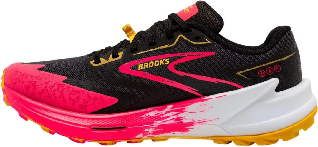 Brooks Catamount 3 Trailrunningschoenen 38.5 - Zwart/Rozerood - afbeelding 4 van 6