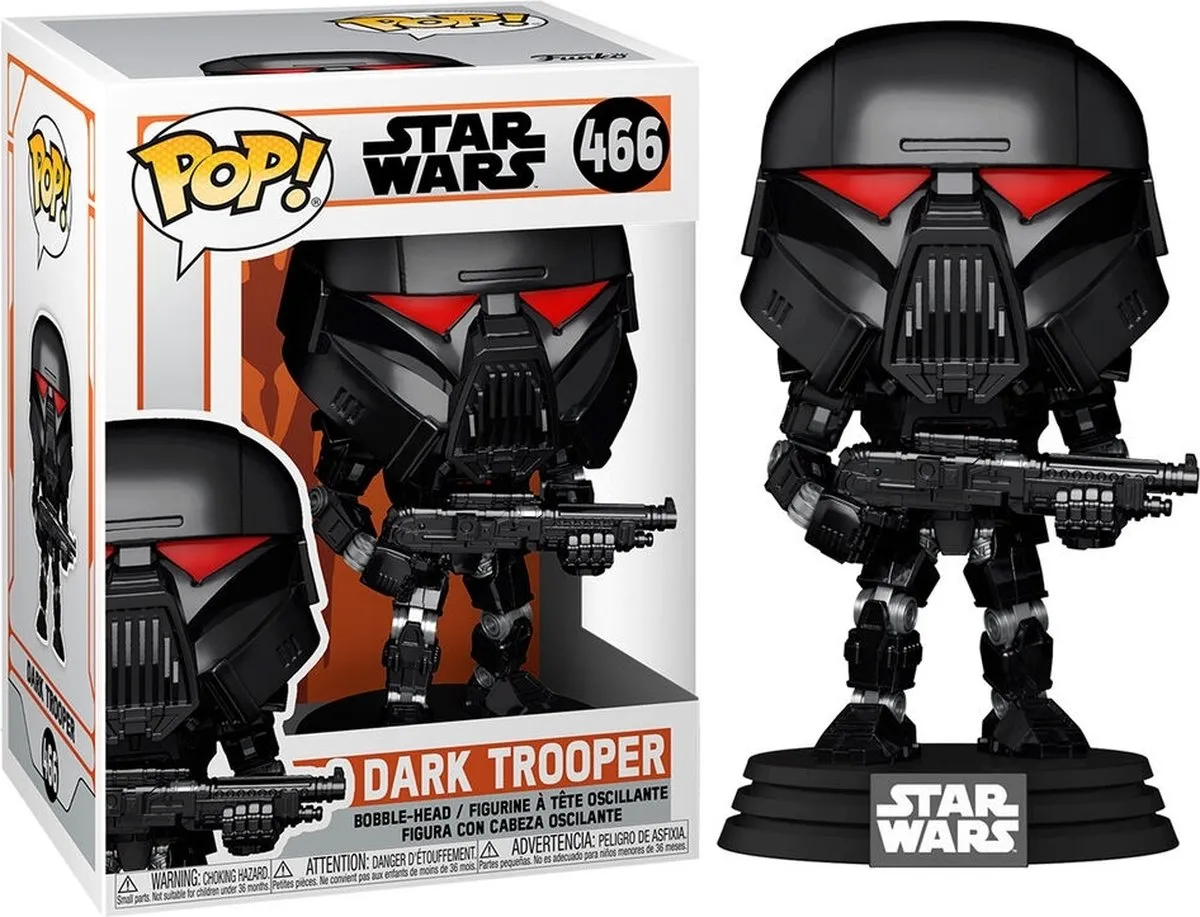 Funko Pop! Dark Trooper The Mandalorian - 9cm - Zwart