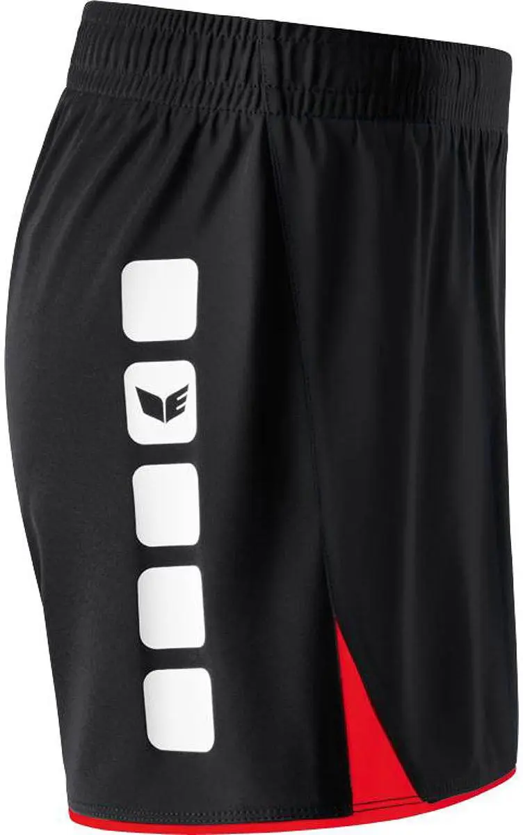 Erima 5-Cubes Short Dames - Zwart/Rood 38