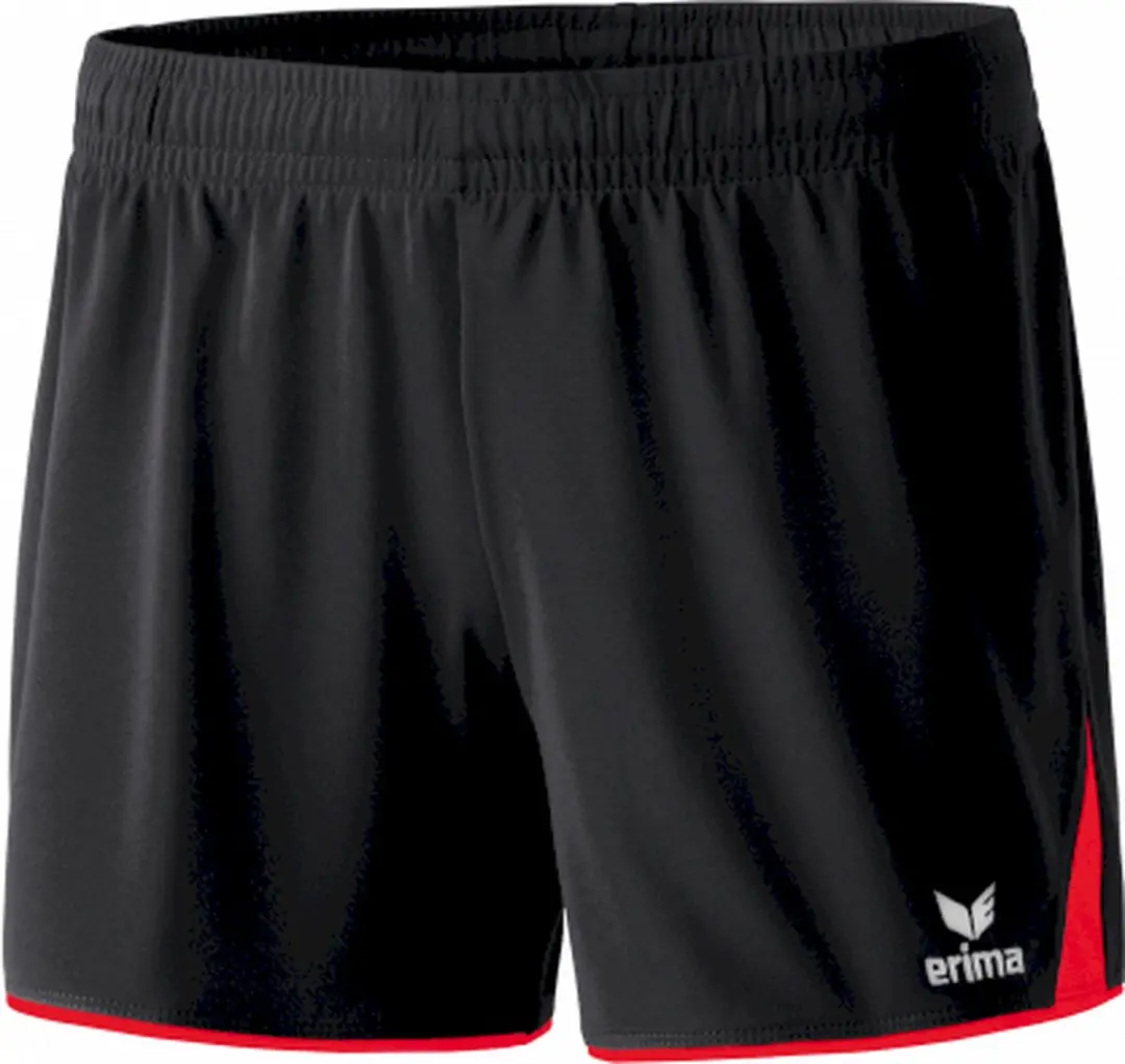 Erima 5-Cubes Short Dames - Zwart/Rood 38
