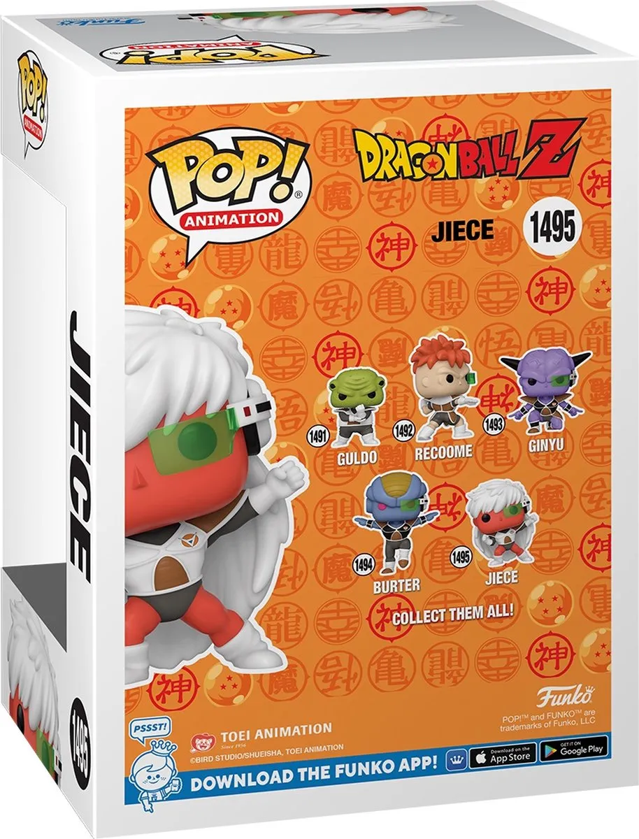 Funko Pop! Dragon Ball Z Ginyu Force Jeice #1495 - Rood