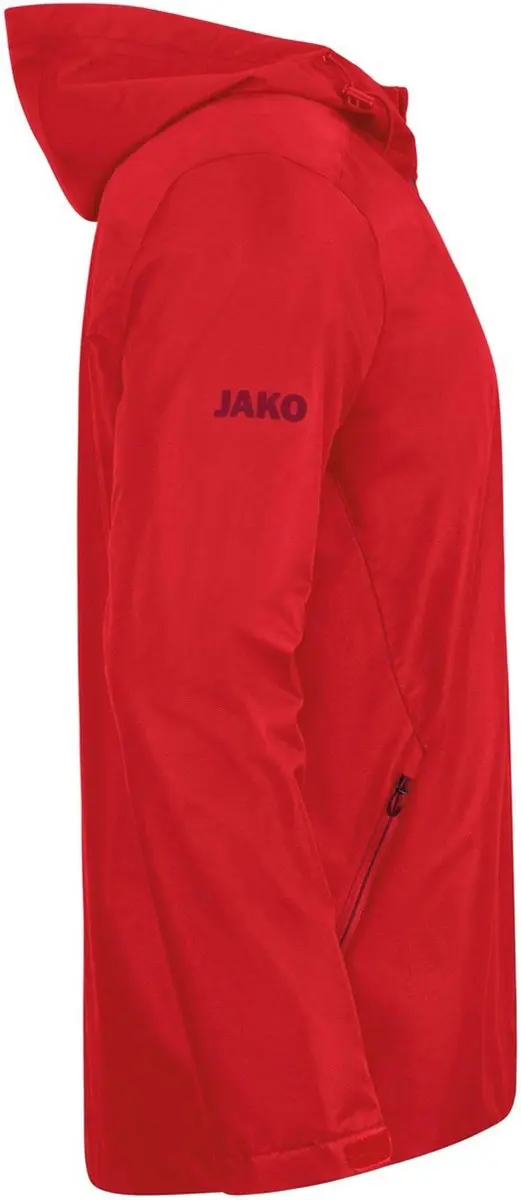 Jako Allround Regenjas Senior - Maat L - Rood