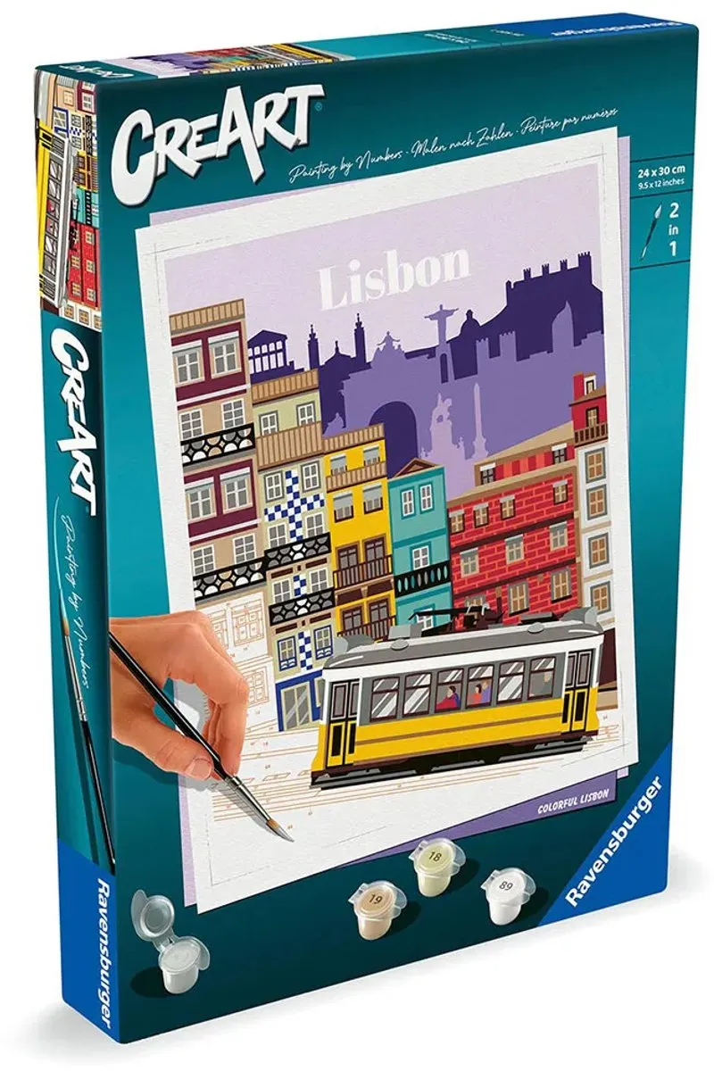 Ravensburger Colorful Lisbon Puzzels - 1 Stuk - Meerkleurig