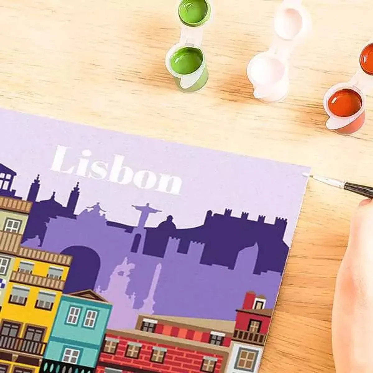 Ravensburger Colorful Lisbon Puzzels - 1 Stuk - Meerkleurig