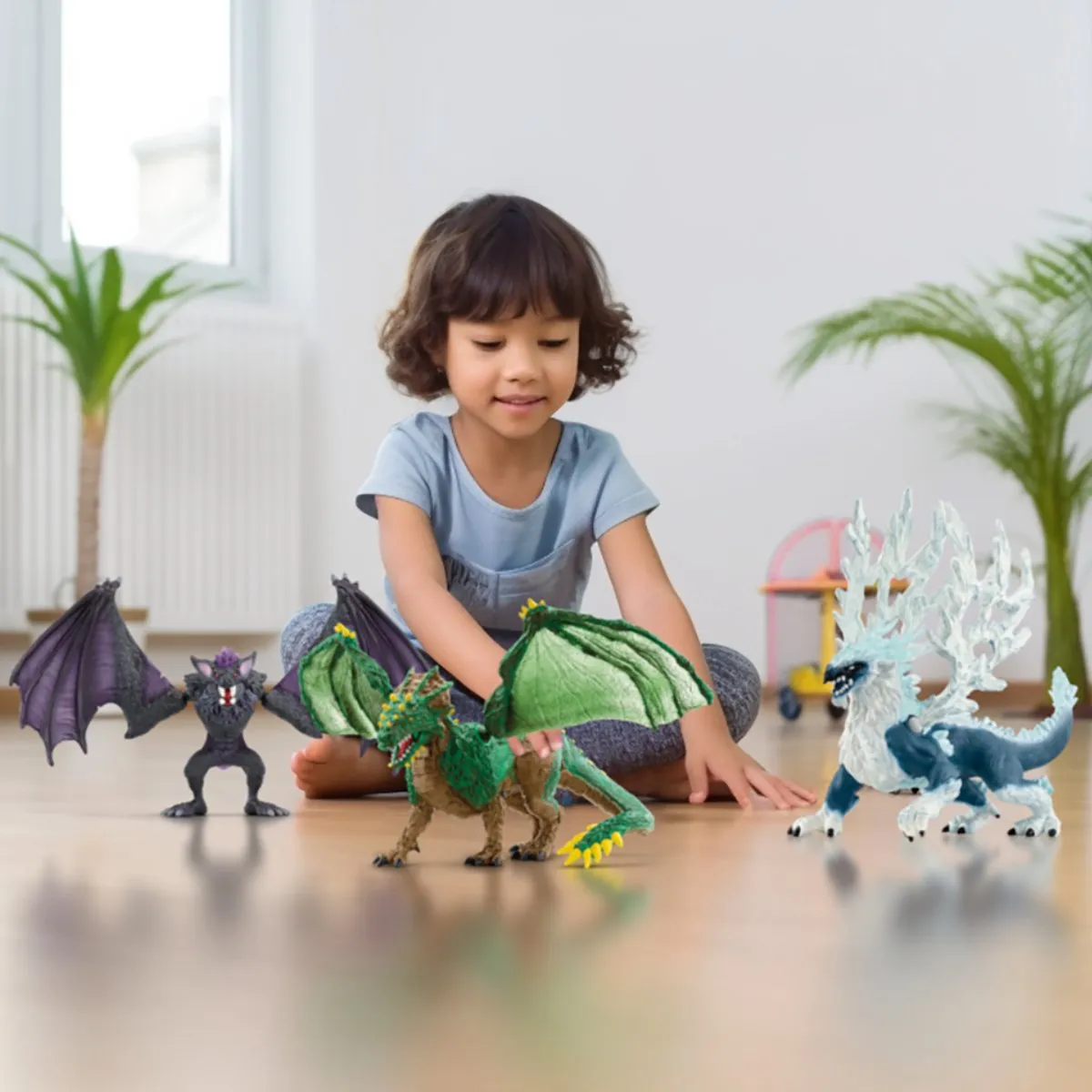 Schleich Eldrador Creatures 70792 Schaduw Vleermuis - Paars/Zwart