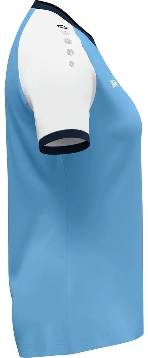 Jako Dynamic Shirt Dames Korte Mouw - Hemelsblauw/Wit/Marine M