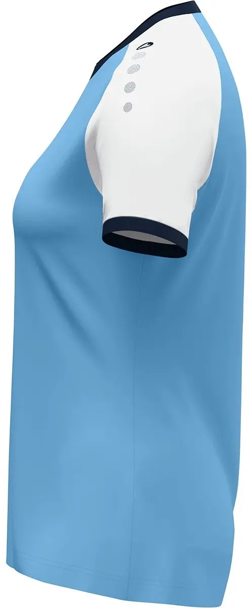Jako Dynamic Shirt Dames Korte Mouw - Hemelsblauw/Wit/Marine M