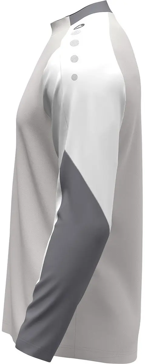 Jako Dynamic Longsleeve Kinderen 128 - Lichtgrijs/Wit/Grijs