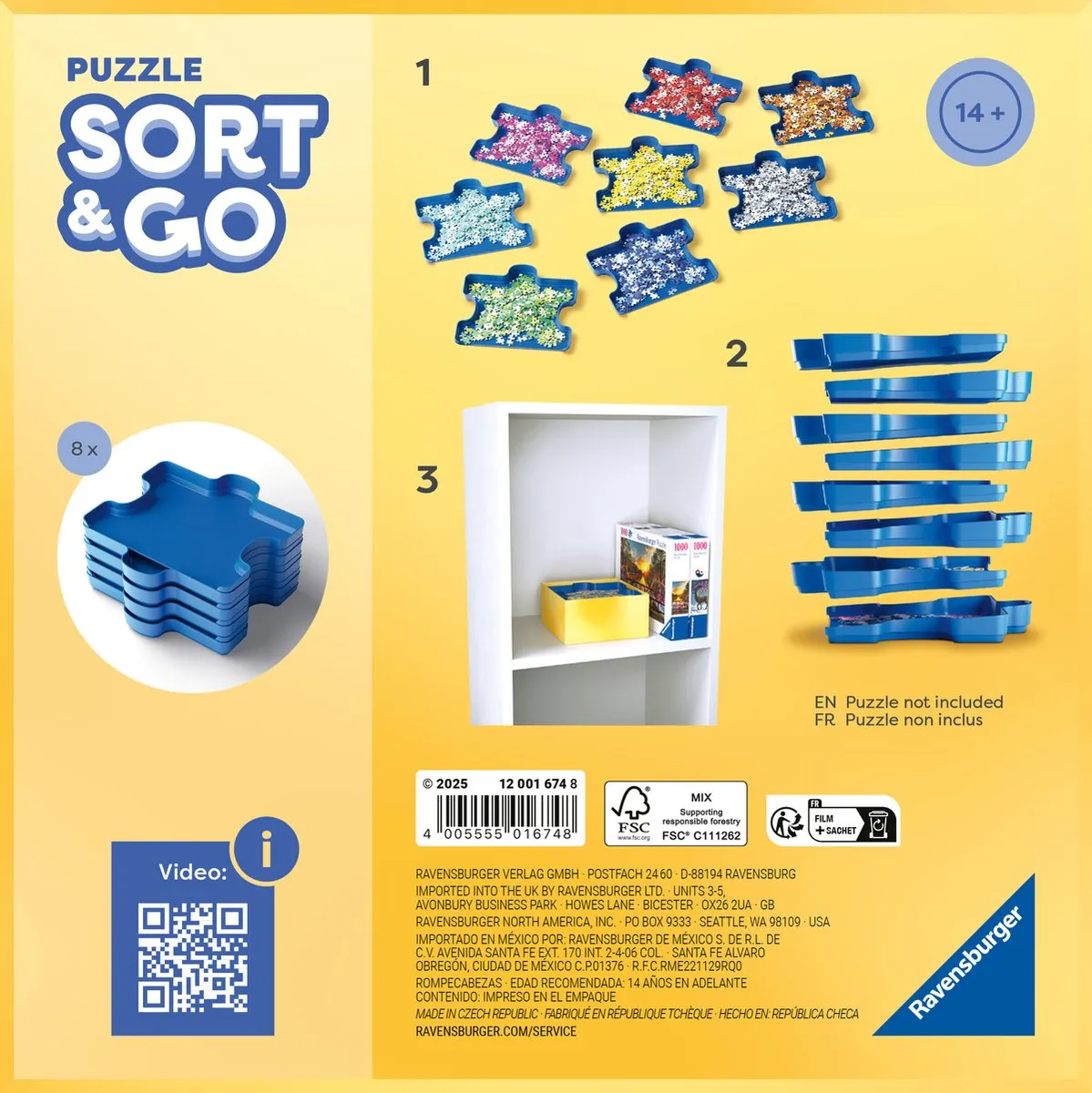 Ravensburger Puzzle Sort & Go - Meerkleurig