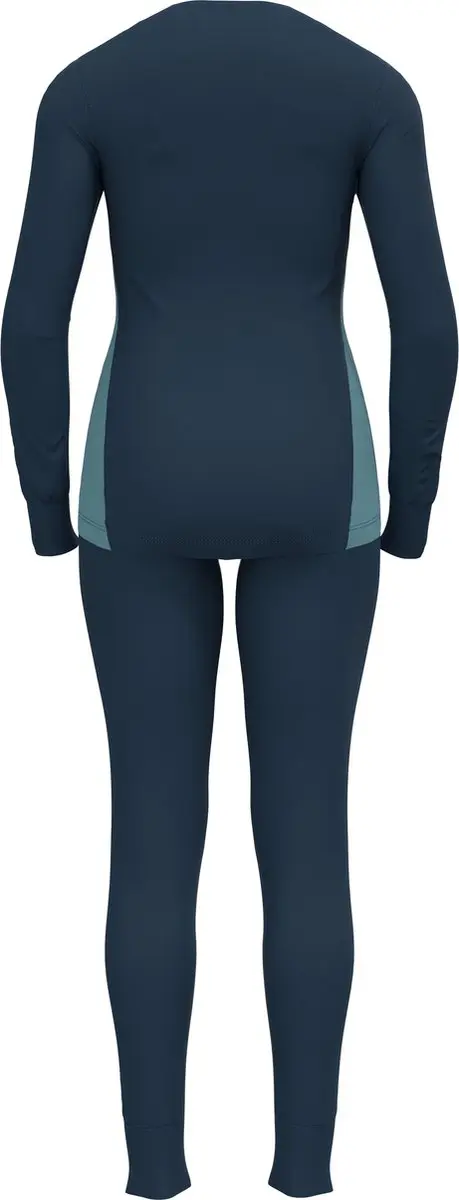 ODLO ACTIVE WARM ECO Dames Set - Broek & Shirt - XL - Meerkleurig - afbeelding 2 van 6