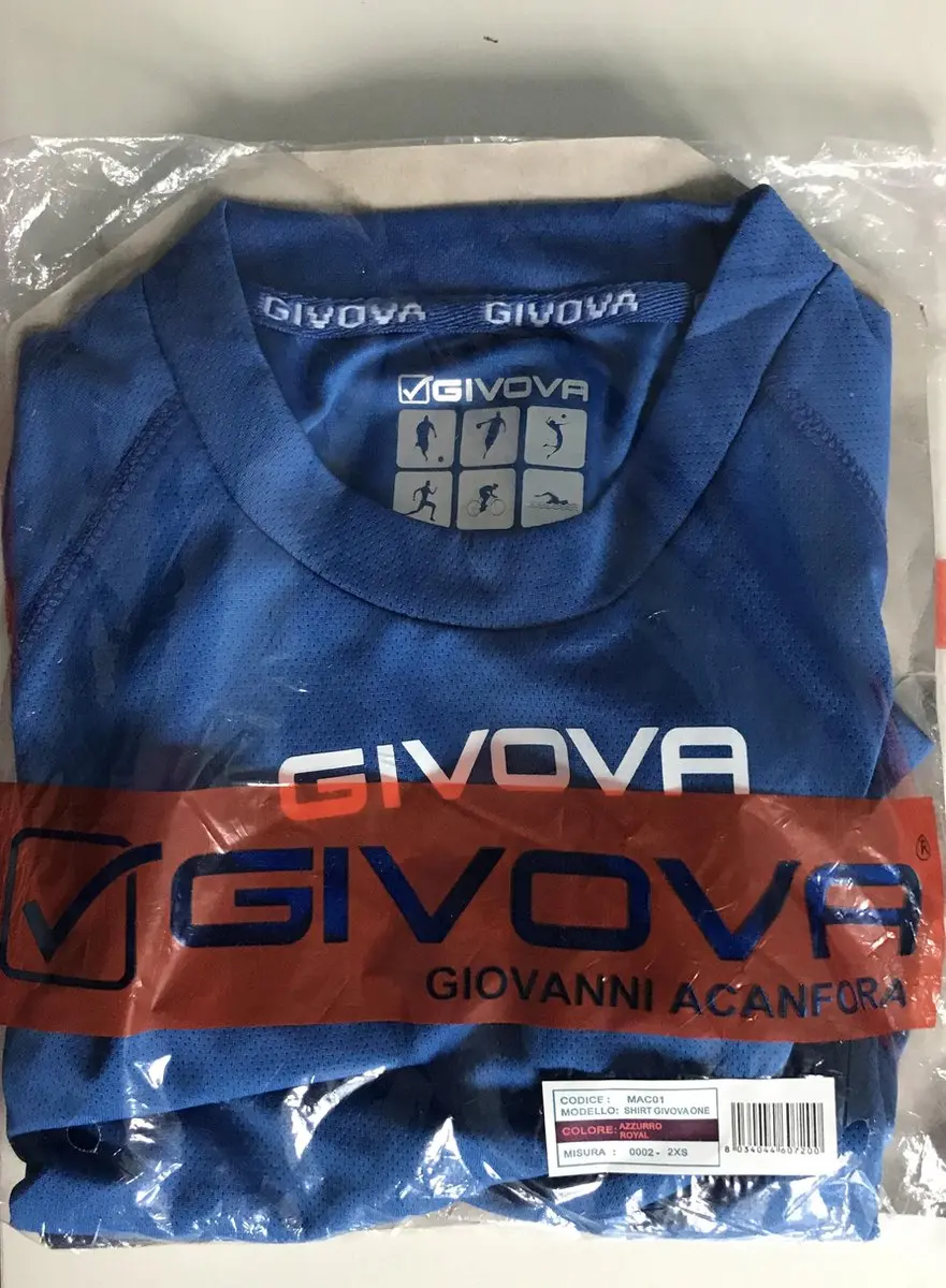 Givova Sportshirt One MAC01 Royal Blauw - 2XS