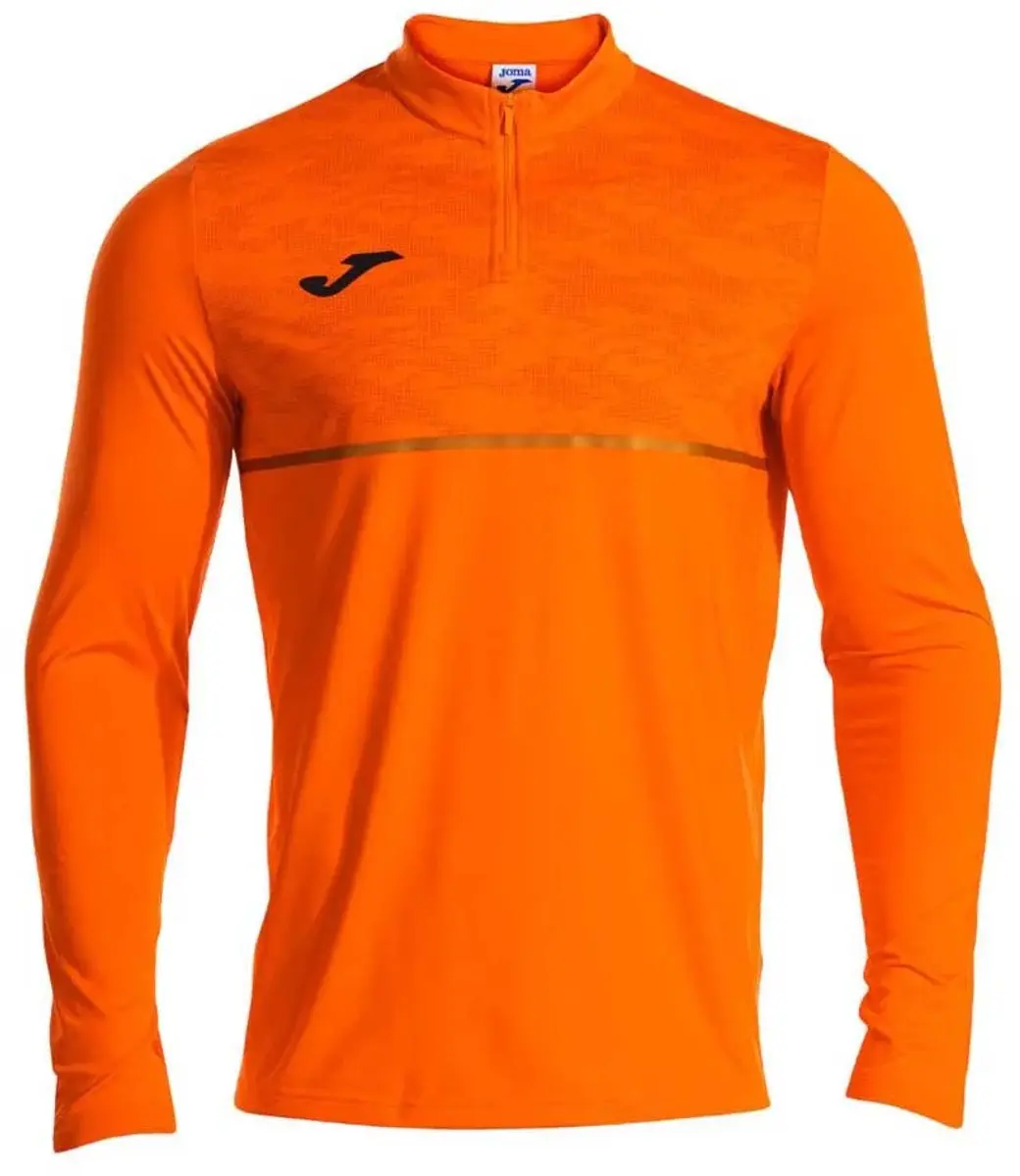Joma Record III Sweatshirt - Halve rits - Oranje - S