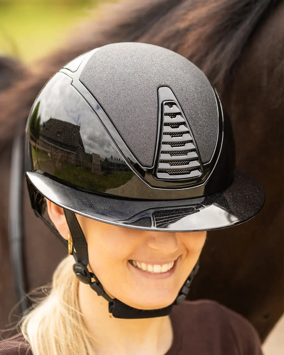 Qhp Veiligheidscap Glendale polo visor Zwart