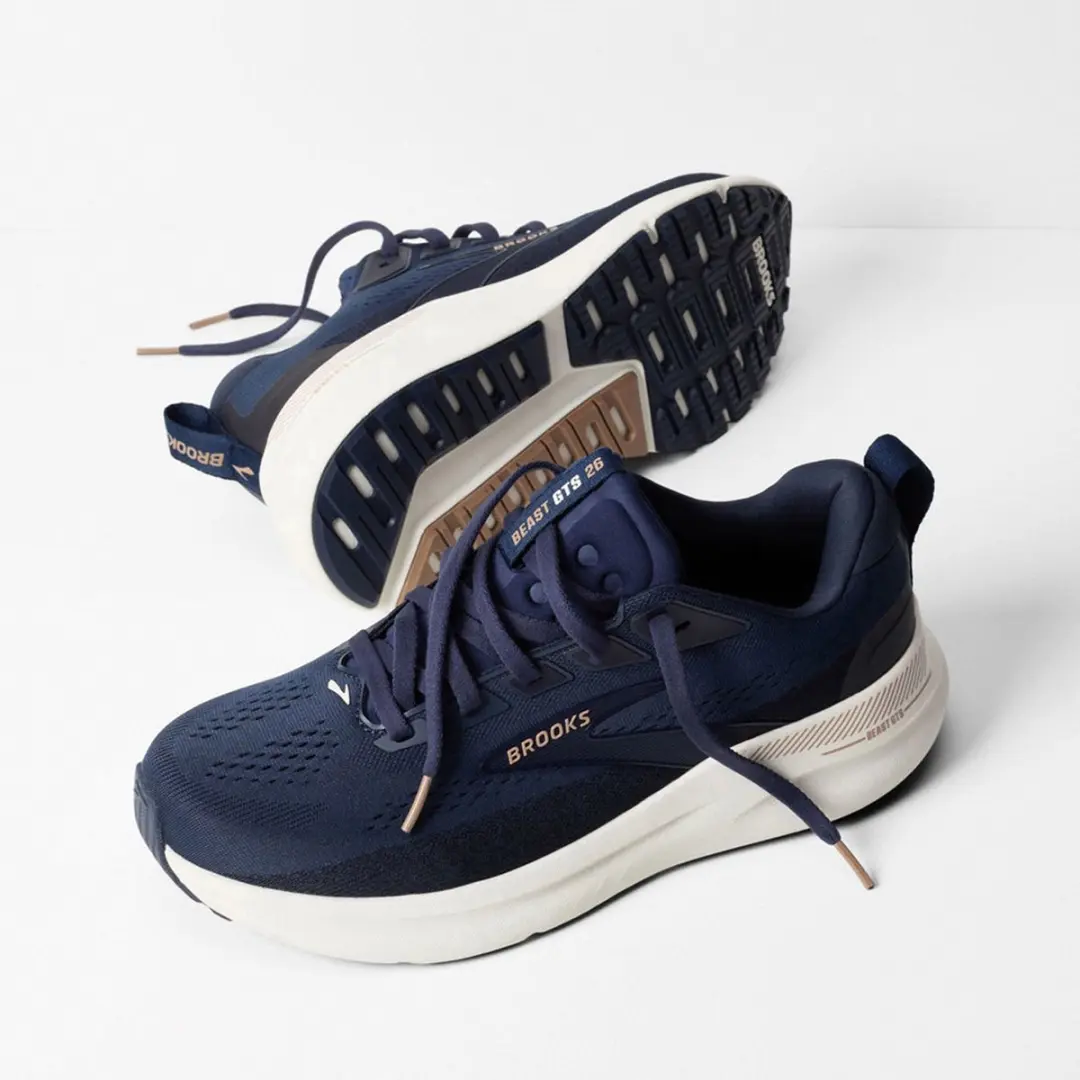 Brooks Beast GTS 26 Heren Hardloopschoenen - 43 - Donkerblauw - afbeelding 5 van 6