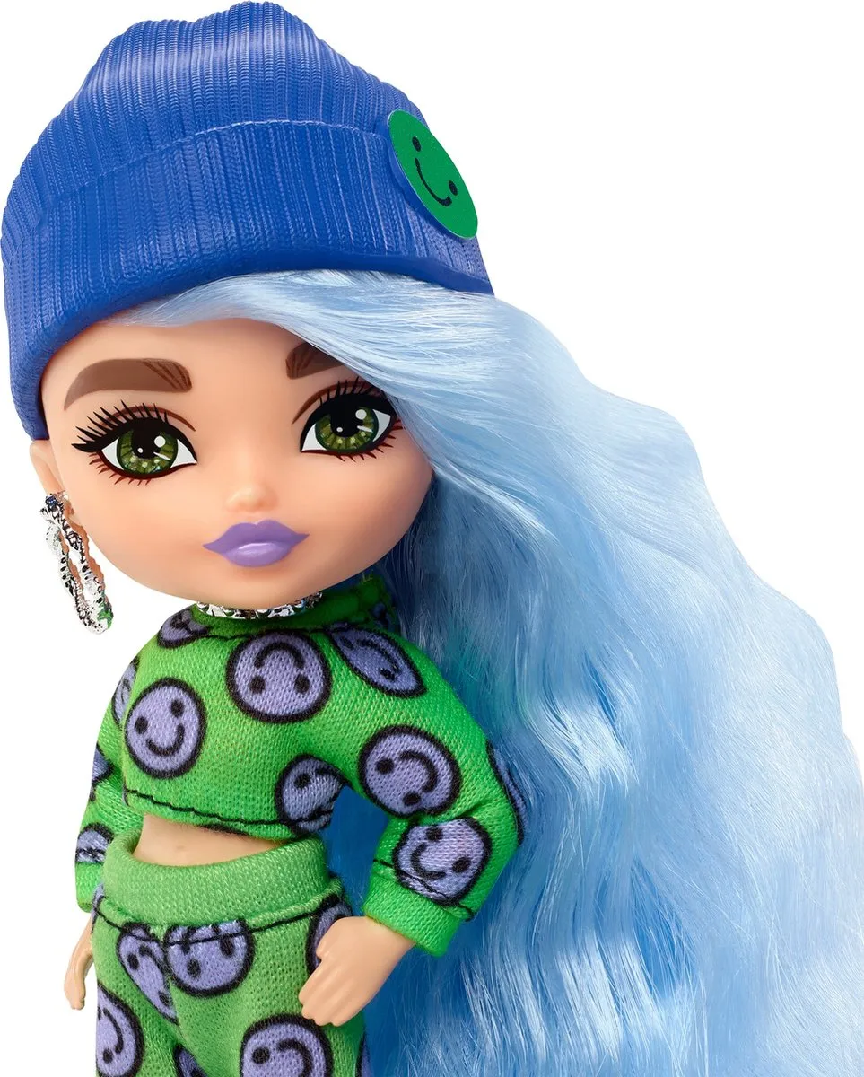 Barbie Extra Mini Pop 3 - IJsblauw haar - afbeelding 2 van 6