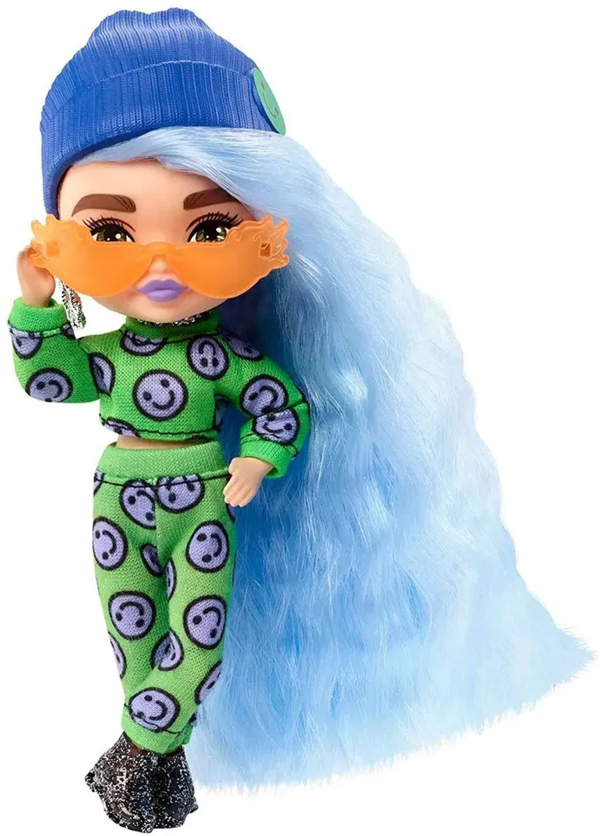 Barbie Extra Mini Pop 3 - IJsblauw haar - afbeelding 3 van 6