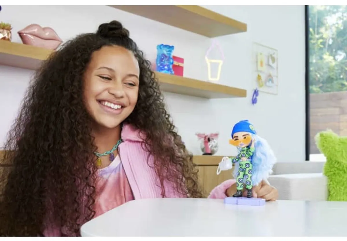 Barbie Extra Mini Pop 3 - IJsblauw haar - afbeelding 6 van 6