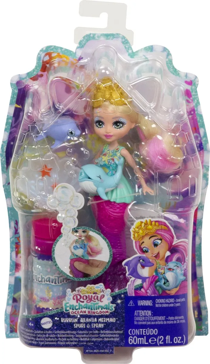 Mattel Enchantimals Ocean Kingdom Mermaid Figuur 17,8cm