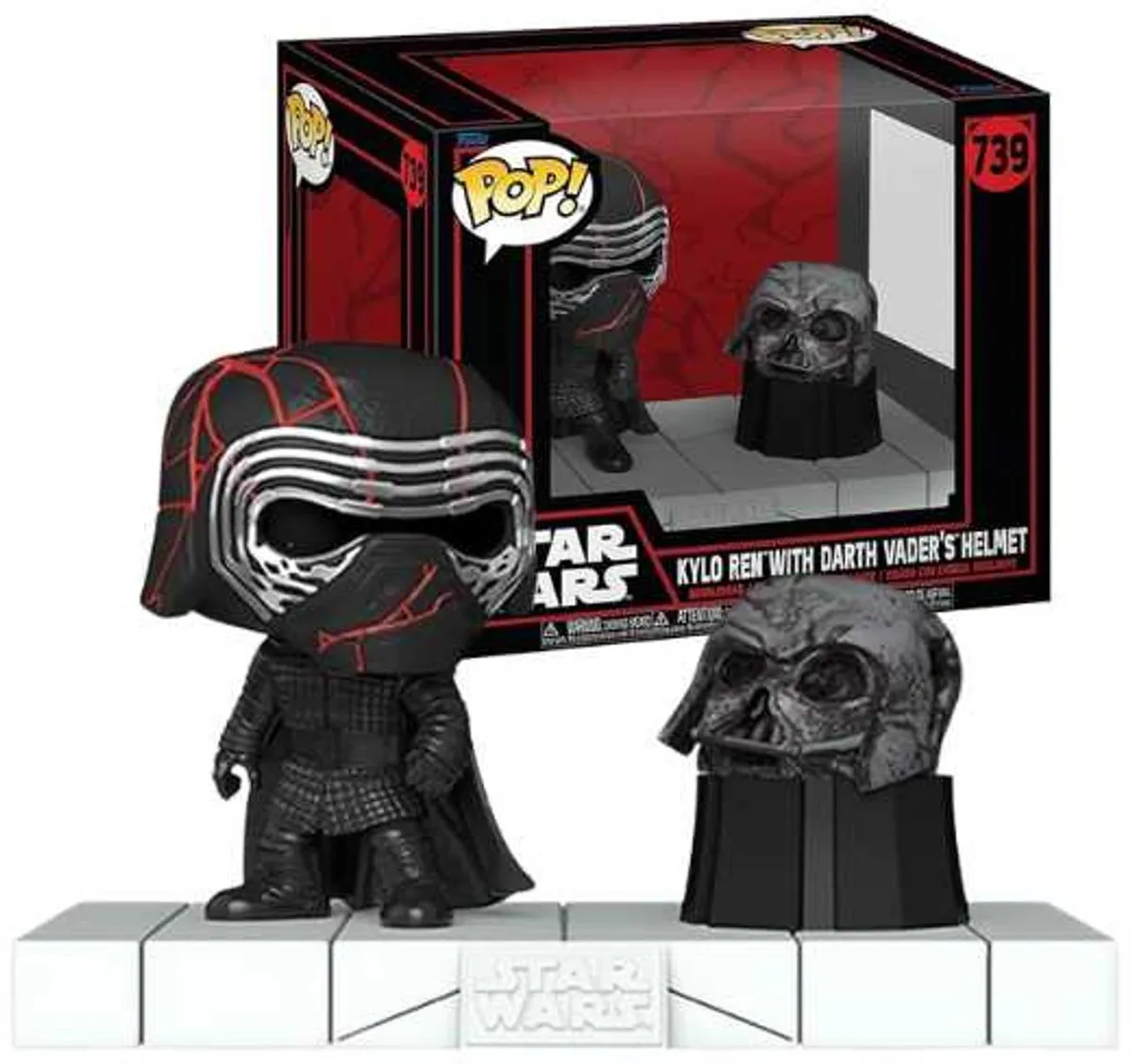 Funko Pop! Kylo Ren met Darth Vader Helm Vinylfiguur 80772 - Multicolor