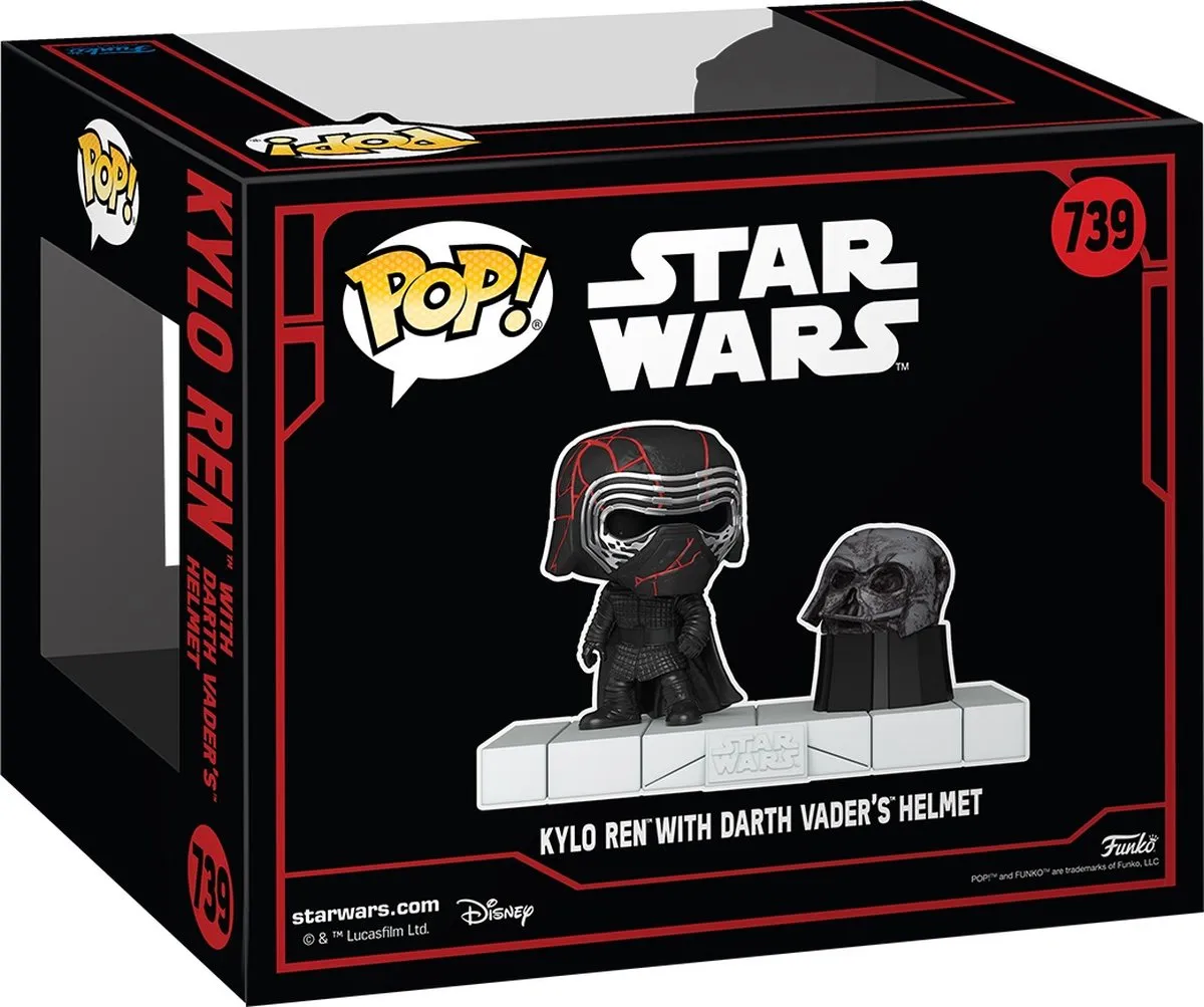 Funko Pop! Kylo Ren met Darth Vader Helm Vinylfiguur 80772 - Multicolor