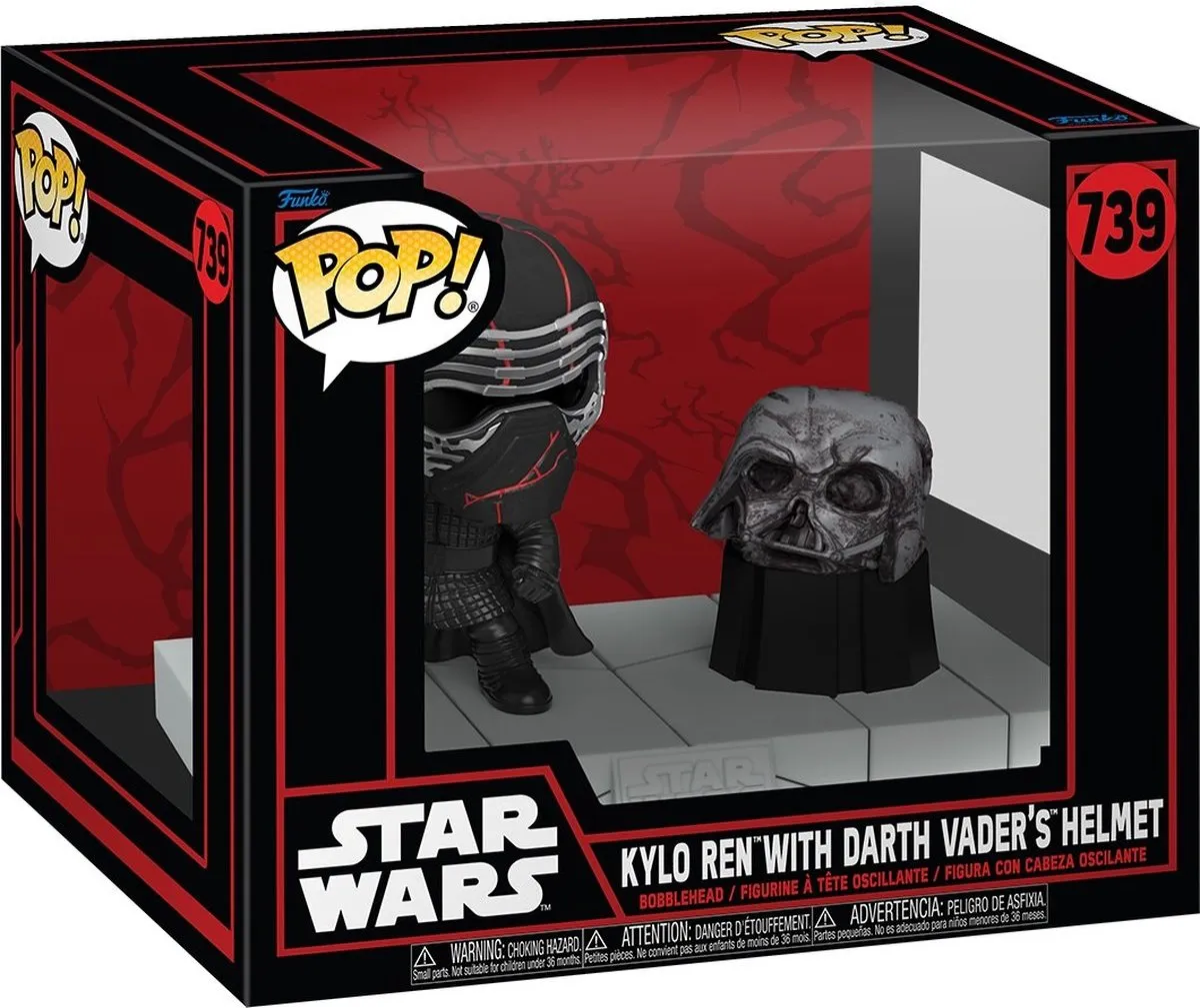 Funko Pop! Kylo Ren met Darth Vader Helm Vinylfiguur 80772 - Multicolor