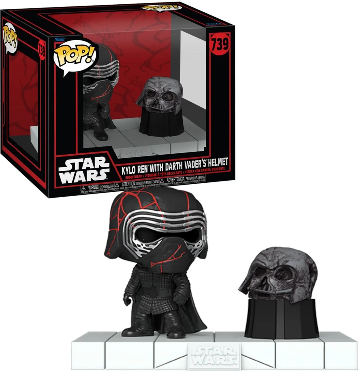 Funko Pop! Kylo Ren met Darth Vader Helm Vinylfiguur 80772