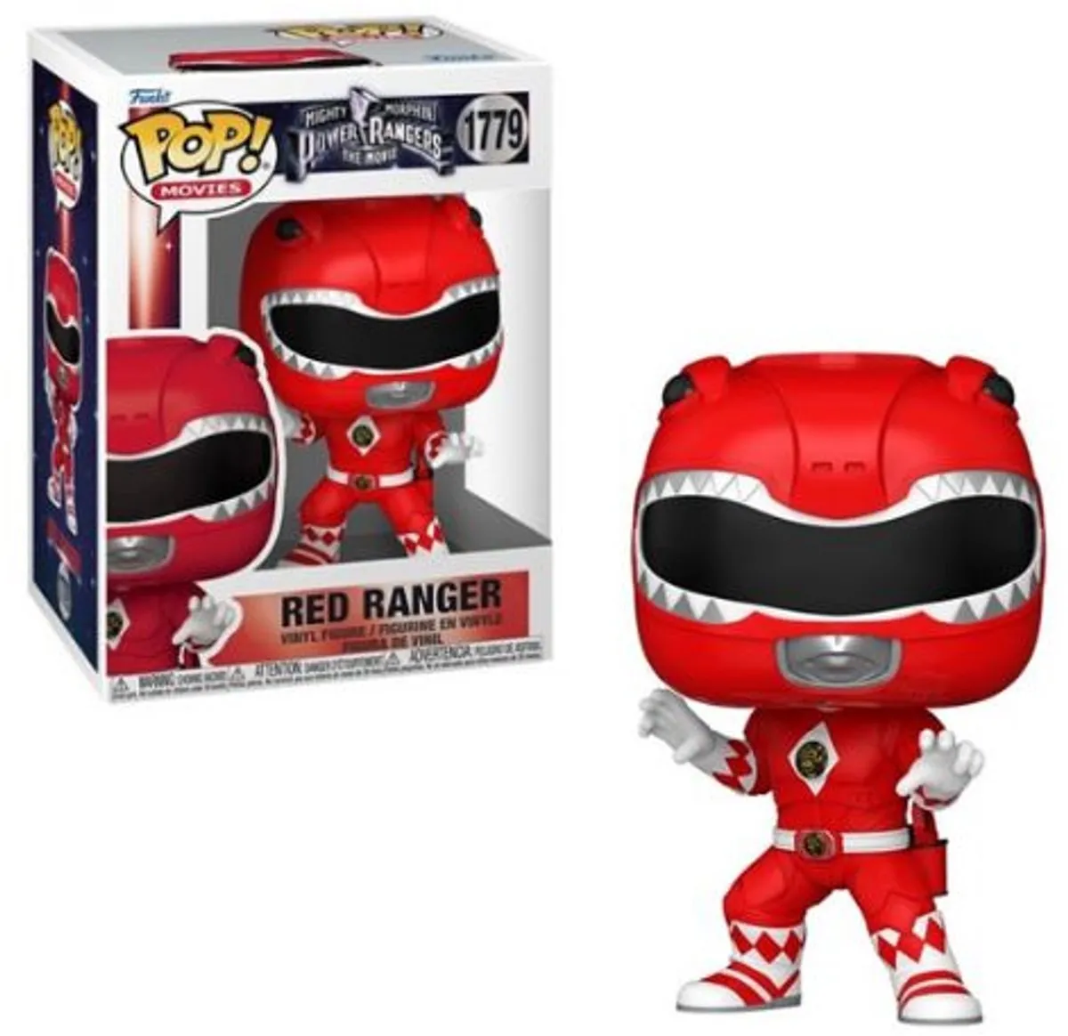 Funko Pop! Mighty Morphin Power Rangers Red Ranger #1779 - Multicolor
