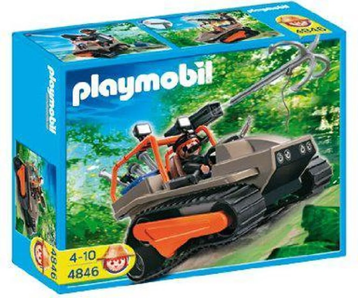 Playmobil Rupsvoertuig Met Schattenjager 4846