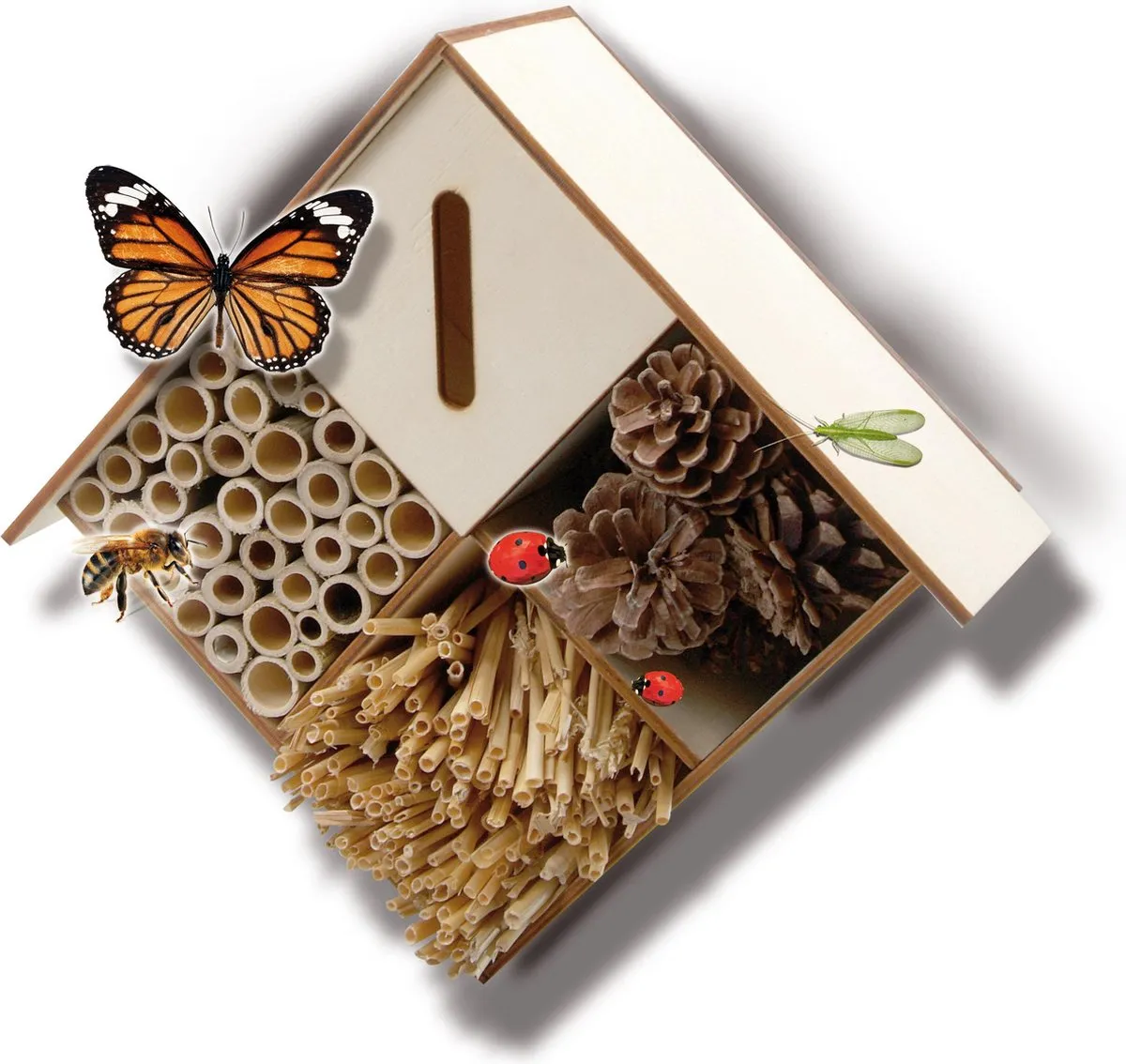 SES Creative Explore Insectenhotel Knutselpakket - Hout - Inclusief gereedschap