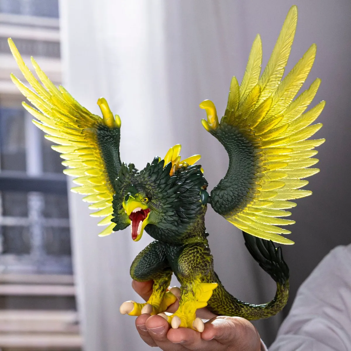 Schleich Eldrador Creatures Jungleroofvogel 70854 - Groen/Geel