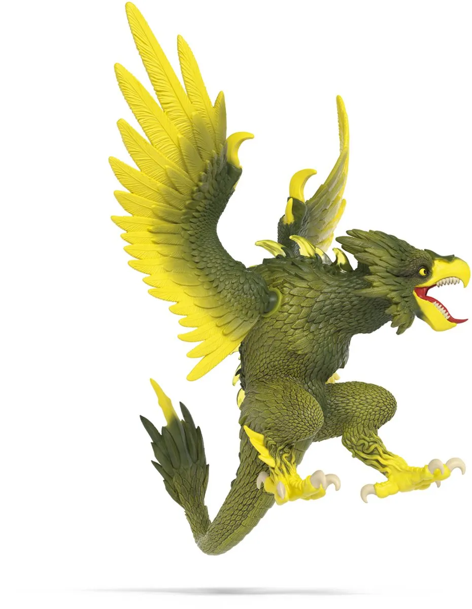 Schleich Eldrador Creatures Jungleroofvogel 70854 - Groen/Geel