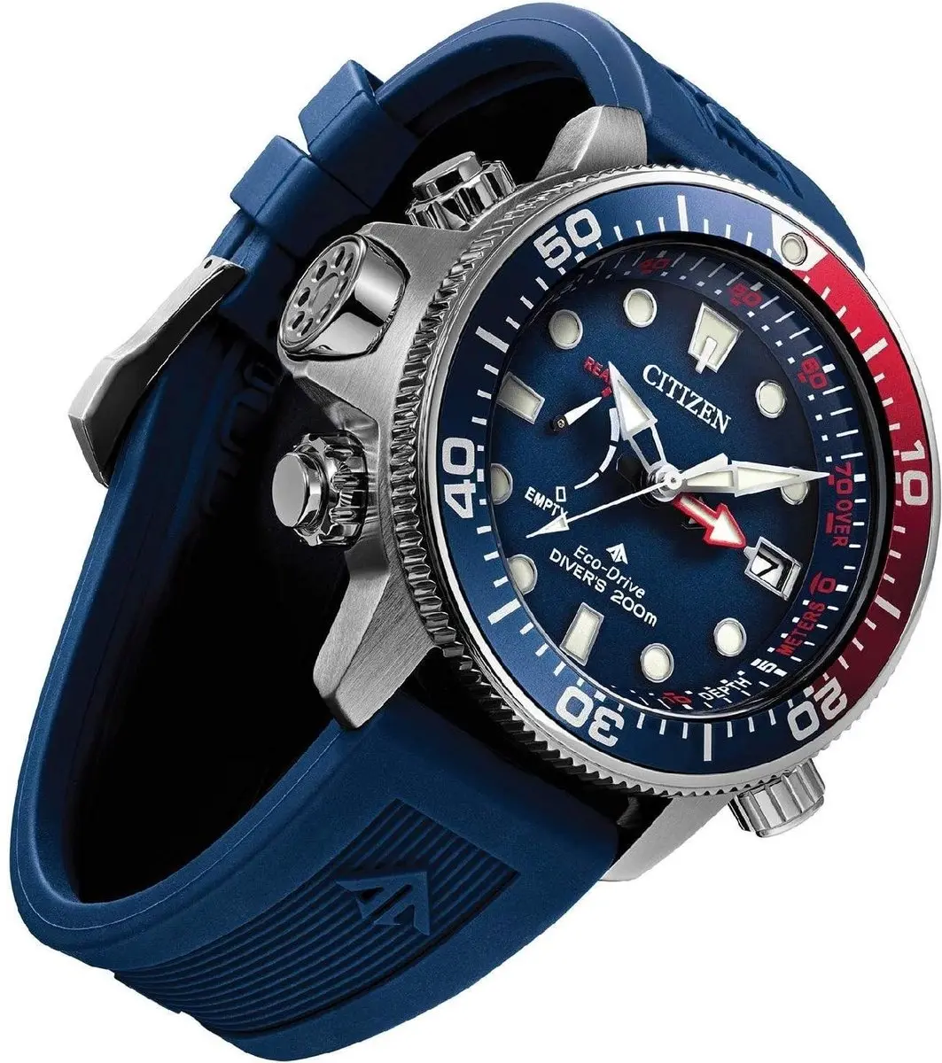 Citizen Promaster Aqualand BN2038-01L Horloge - Blauw/Rood - afbeelding 6 van 6
