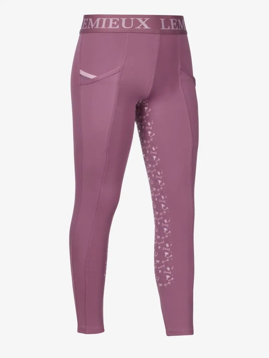 LeMieux Mini Pull On Legging Kids S Mallow