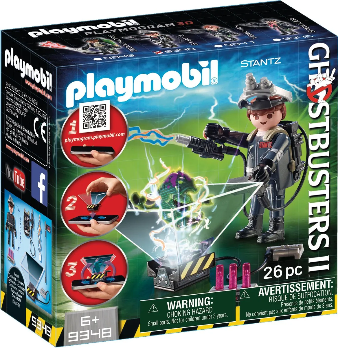 Playmobil Ghostbuster Raymond Stantz 9348