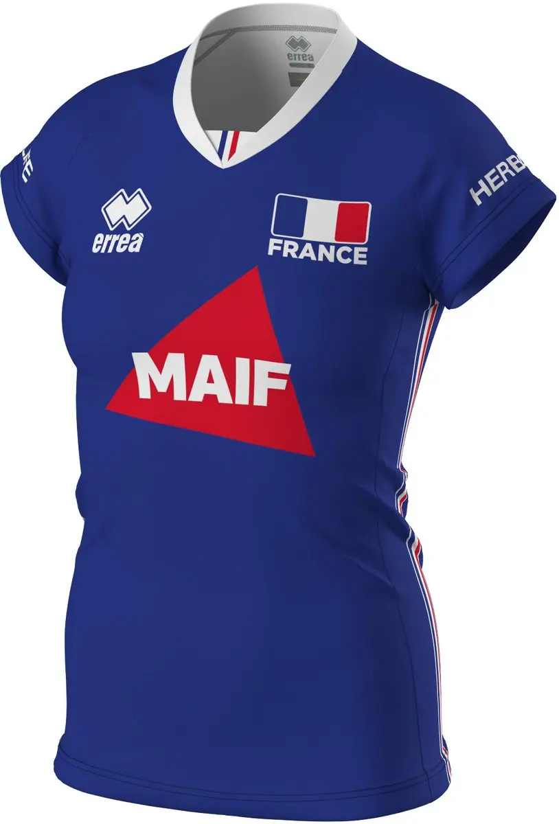 Errea Frankrijk Thuisshirt 2023 - XL - Blauw - afbeelding 3 van 3