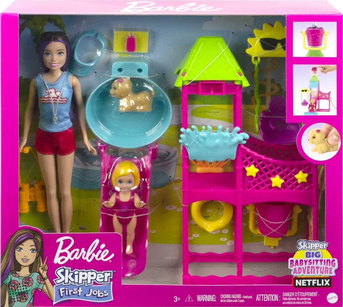Barbie Skipper Eerste Baantjes Babysitter Speelfiguur - Multicolor