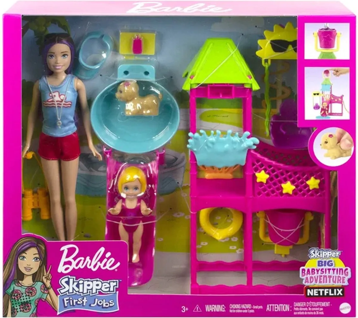 Barbie Skipper Eerste Baantjes Babysitter Speelfiguur - Multicolor