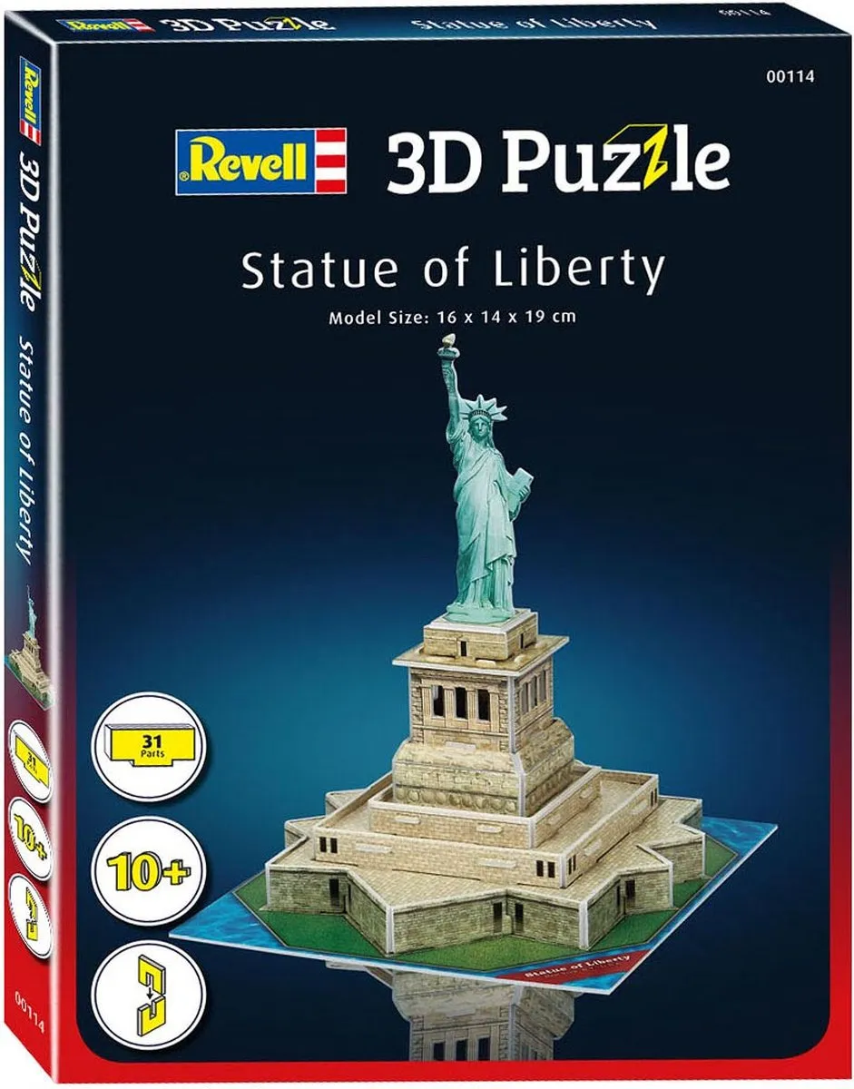 Revell Statue of Liberty 3D Puzzel 31 Stuks - Multi