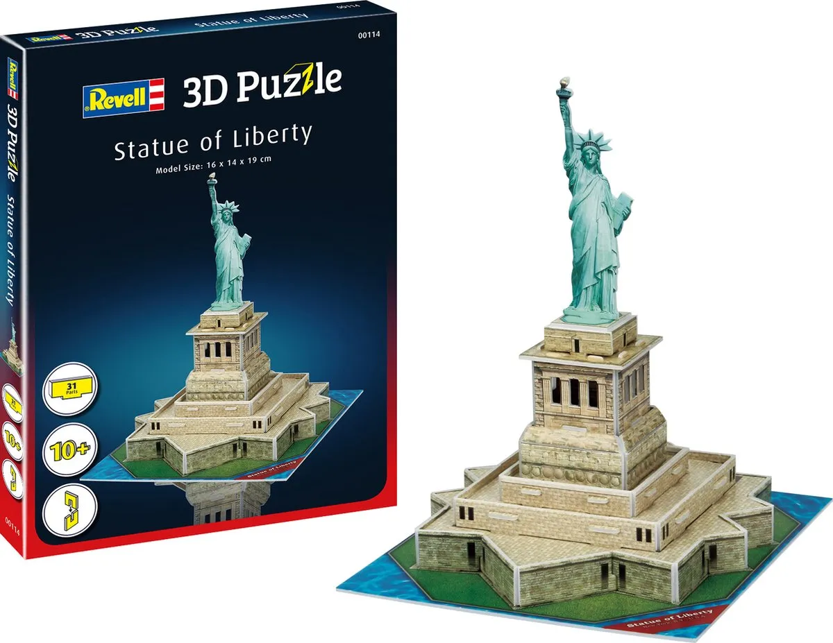 Revell Statue of Liberty 3D Puzzel 31 Stuks - Multi