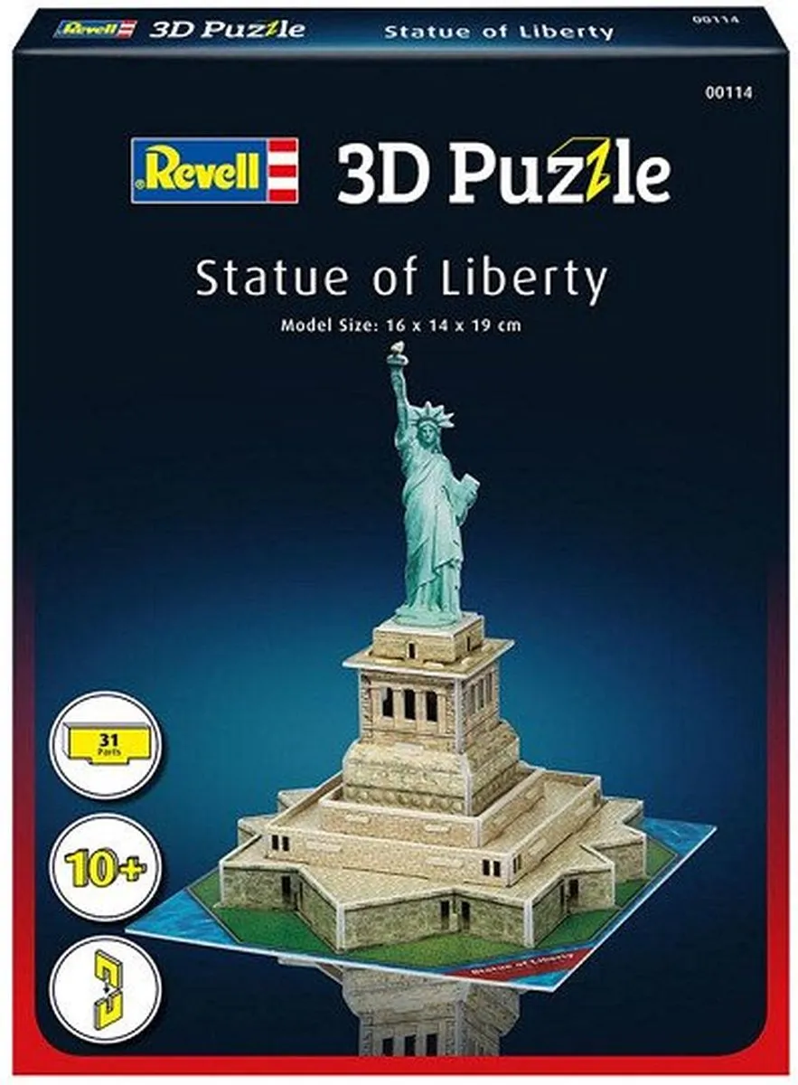 Revell Statue of Liberty 3D Puzzel 31 Stuks - Multi
